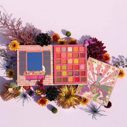 Palette de 30 pigments et ombres Flower Child - Potpourri Rude Cosmetics