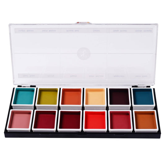 Palette activée à l'alcool pour le teint, 12 couleurs: Palette Narrative Cosmetics