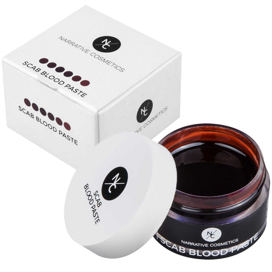 Pâte de Sang Croûte Maquillage SFX Professionnel pour Coupures et Blessures Réalistes, 40 g. Narrative Cosmetics