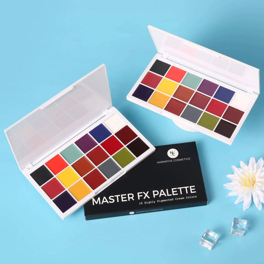 Palette de fards gras 18 couleurs - Master FX - 27 g Narrative Cosmetics