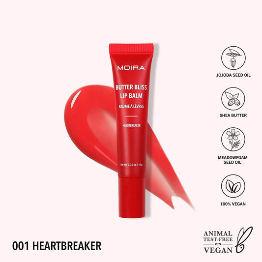 Lip Balm Butter Bliss - 001 Heartbreaker - 10 g Moira Cosmetics