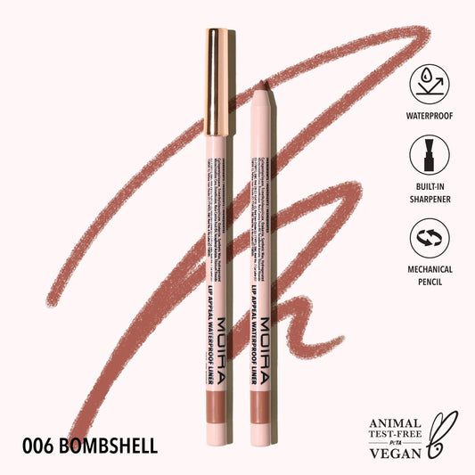 Lip Appeal waterproof liner - Moira Cosmetics - 006 Bombshell