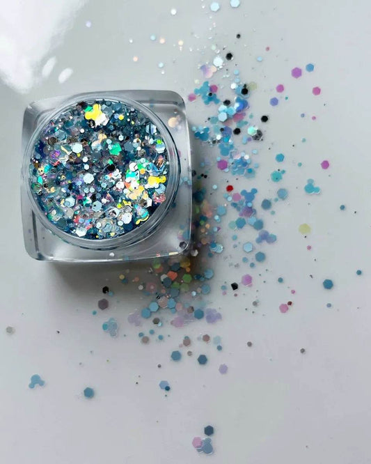 Gel à paillettes pour le visage et le corps en forme de souris, 50e anniversaire - Glitter